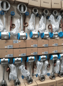 Split type vortex flowmeter with temperature and pressure Split type vortex flowmeter with temperature and pressure