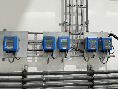 Installation of the Ultrasonic Flow Meter Main Unit Installation of the Ultrasonic Flow Meter Main Unit
